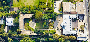 Aerial view of the Hôtel Cassini – courtesy of Google Earth