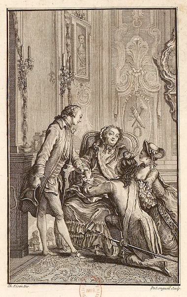 Mme Masson in the company of Dorat and her two children – courtesy of Wikidata