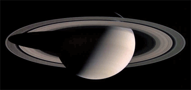 Photo of Saturn and its rings