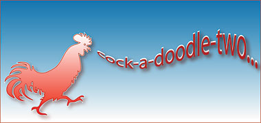 Cock-a-doodle-doodle card