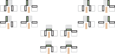 Diagram of alternative layout relationships