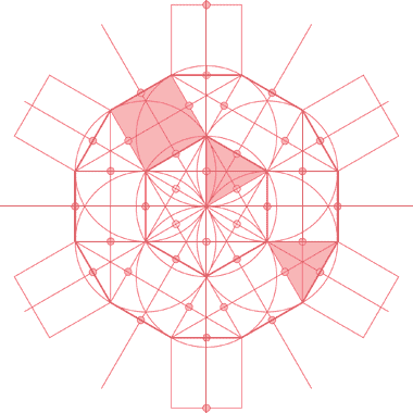 The basis for development of patterns from a dodecagon