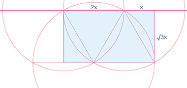 The proportions of the basic rectangle