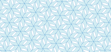 A pattern using packed tricurve shapes