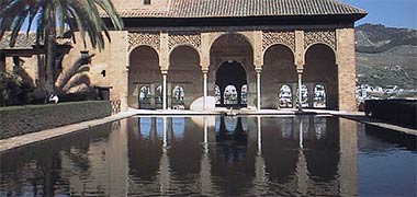 El Partal in the upper Alhambra, Granada