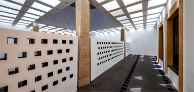 Looking west along the women&rsquo;s prayer area – with the permission of Dar Arafa Architecture