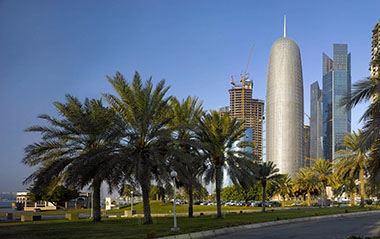 A view of the Doha Tower – with the permission of © Ateliers Jean Nouvel