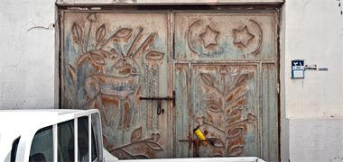 A decorated steel entrance gate – with permission from arwcheek on Flickr