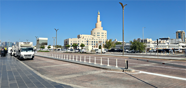 View of the Fanar from Grand Hamad – courtesy of Fadi Hassen