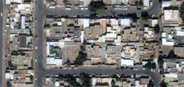Plan view of Medinat Khalifa, courtesy of Google Earth