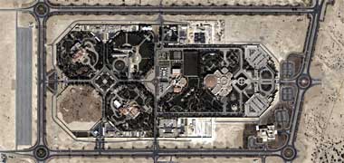 A palace showing the provision for four houses - courtesy of Google Earth