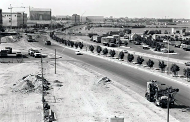 A view west towards the Diwan al-Amiri – with permission from Old Bahrein, Facebook
