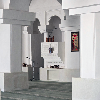 An oblique view of the mihrab – courtesy of Fadi Hassen