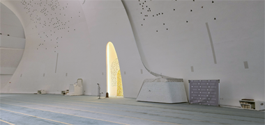 Oblique view of the qibla – courtesy of Fadi Hassen
