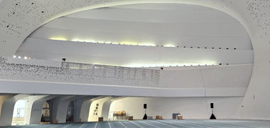 A view of the women’s prayer hall – courtesy of Fadi Hassen