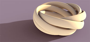 Five interlocking rings study