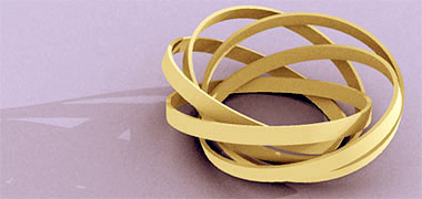 Five interlocking rings study