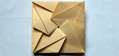 A folded envelope
