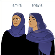 The amira and shayla