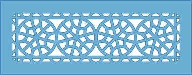 An alternative pattern based on a Wakra wall panel
