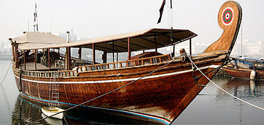 A bateel in the bay at Doha
