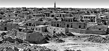 An early view over a derelict part of Doha – retrieved from an online video of the Msheireb project