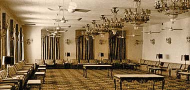 An interior view of the Ruler’s Palace in 1962 – permission requested from the Amiri Diwan