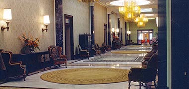 The majlis of the Guest Palace, June 1980