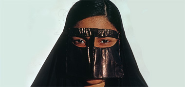 A young woman wearing a batula