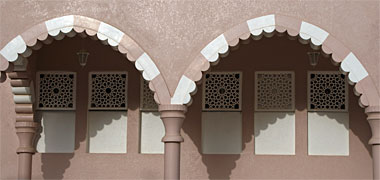 A detail from a new mosque