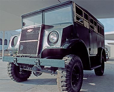 One of the vehicles used by the oil industry, January 1978