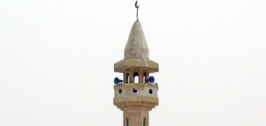 The top of a minaret at al-Khor – with the permission of mistymorning23 on Flickr