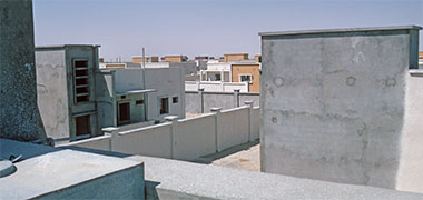 Overlooking from housing layouts at Medinat Khalifa