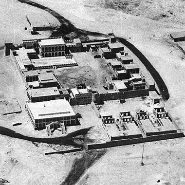 Detail of Sheikh Abdullah’s compound, probably in the early or mid 1950s