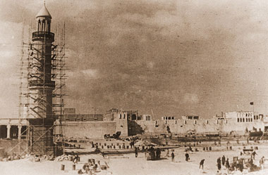 The Grand mosque under construction 1957