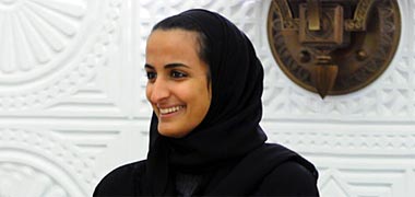 Sheikha Hind in the Diwan al Amiri