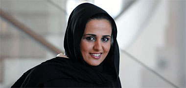 Sheikha Mayassa in the Museum of Islamic Art