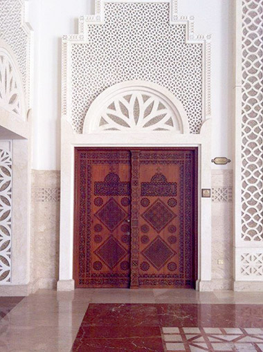 A decorated doorway – with permission from Grant Macdonald