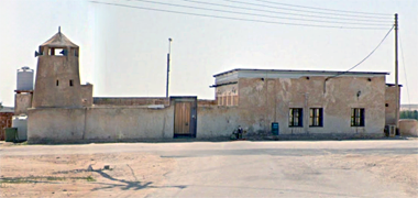 The mosque at al-Uwaynah - image developed from Google image made in June 2023